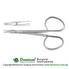 Stevens Ribbon Tenotomy Scissor Straight - Flat Shanks - Blunt , 10 cm - 4"